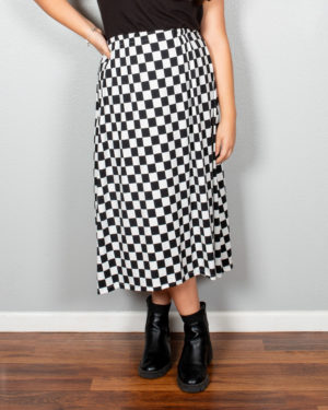 Checkered Skirt